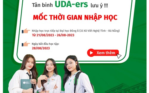 Thời Gian 2K5-ers Nhập Học Tại Đại Học Đông Á Là Khi Nào?