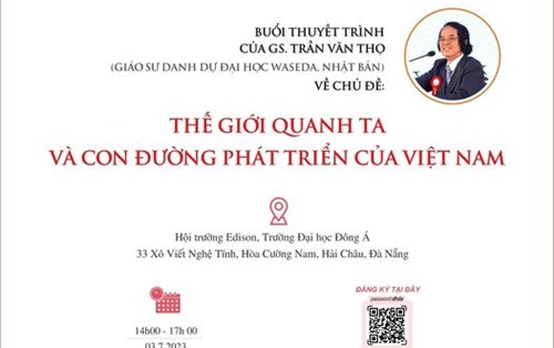 GS. Trần Văn Thọ Trình Bày Tham Luận Về "Thế Giới Quanh Ta Và Con Đường Phát Triển Của Việt Nam"